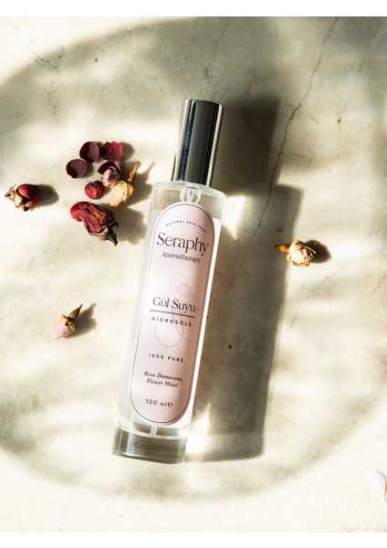 Doğal Yağı Alınmamış Gül Suyu Hidrosolü - 100ML - (Rose Damascena Flower Water) 100% Pure fiyatları