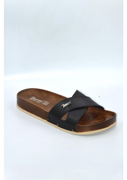 Kadın Siyah Çapraz Anatomik Günlük Terlik fiyatları
