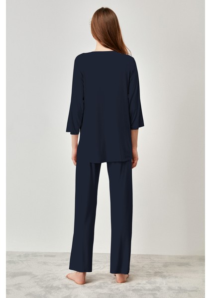 Hamile Pijama Takımı Yumuşak Dokulu %94 Viskon %6 Elastan ile Türkiye Menşeli modelleri