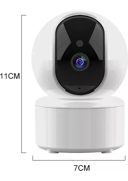 Zlm-59 2mp Full Hd 1080P Gece Görüşlü 2.4g Wi-Fili Iç Mekan Bebek Kamerası