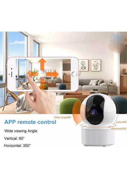 Zlm-59 2mp Full Hd 1080P Gece Görüşlü 2.4g Wi-Fili Iç Mekan Bebek Kamerası