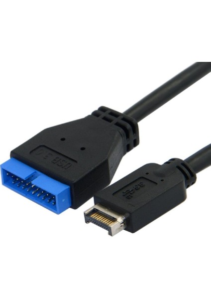 USB 3.1 Type-E To USB 3.0 19/20 Pin Dişi Anakart Uzatma Kablosu 50CM fiyatları