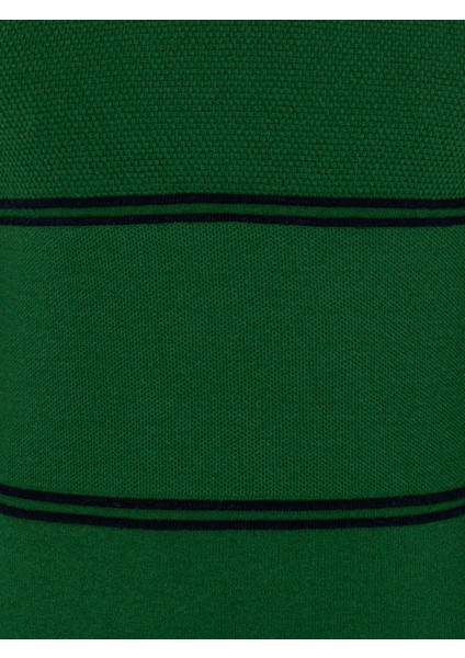Erkek Haki Slim Fit Bisiklet Yaka Triko Kazak 50258829-VR027