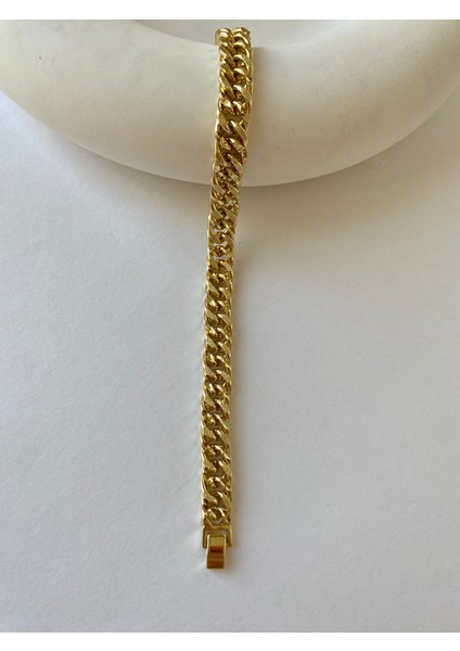 Özel Seri Xuping Simli Kalın Zincir Model Gold Bileklik modelleri