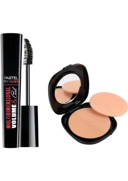 Multidimensional Volume&curl Mascara - Maskara + Catherine Arley Silky Touch Pudra No:6.5