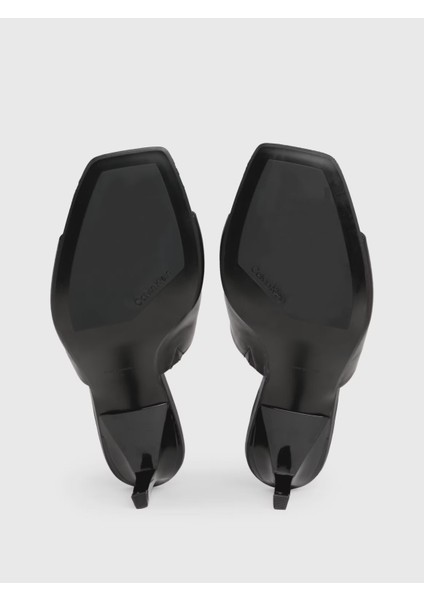 Heel Mule 70 Lth Deri Sandalet Terlik modelleri