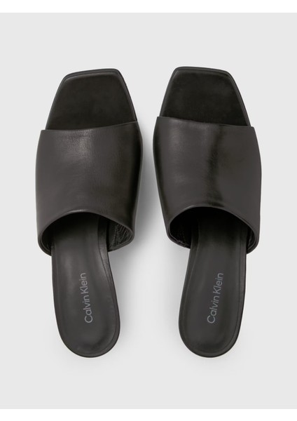 Heel Mule 70 Lth Deri Sandalet Terlik fırsatları