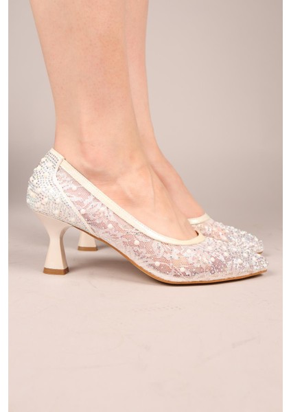 Tulip Taşlı Güpür Stiletto Sedef indirimleri