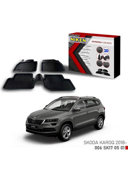 3D Paspas Skoda Karoq 2018- Dpmah