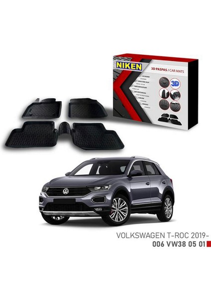 3D Paspas Vw T-Roc 2019- Dpmah