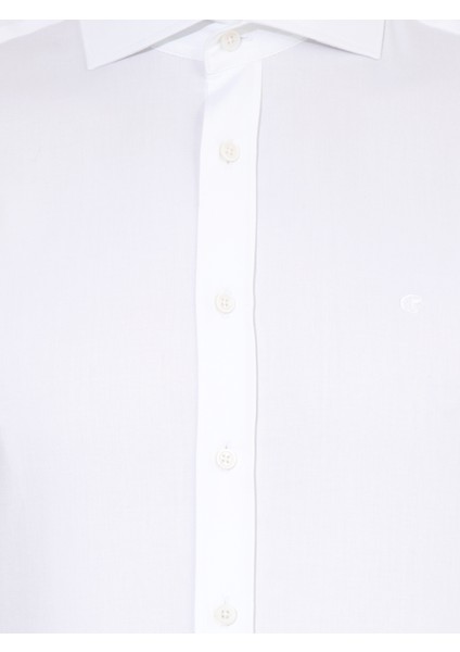 Erkek Beyaz Slim Fit Uzun Kollu Basic Gömlek 50259831-VR013 modelleri
