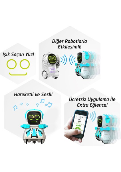 Pokibot Robot Turkuaz 88043 fırsatları