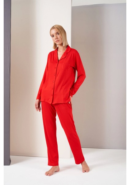 Pjs 26028 Bayan Önden Düğmeli Pijama Takımı fiyatları