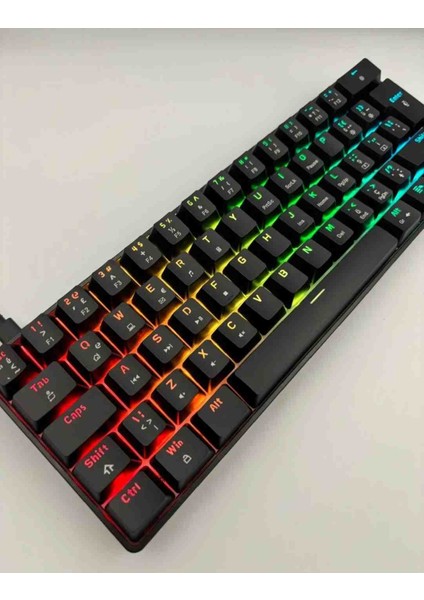 Epomaker T60 Black Colours Blue Switch Mechanic Gamer Keyboard