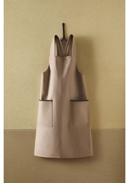 Çapraz Bağlama Cotton Chef Önlük/crıss@cross Duck Cotton Apron