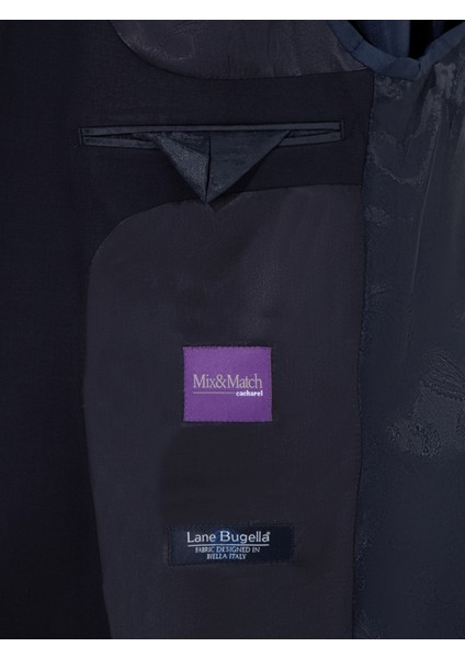 Erkek Lacivert Slim Fit Ceket 50258857-VR033