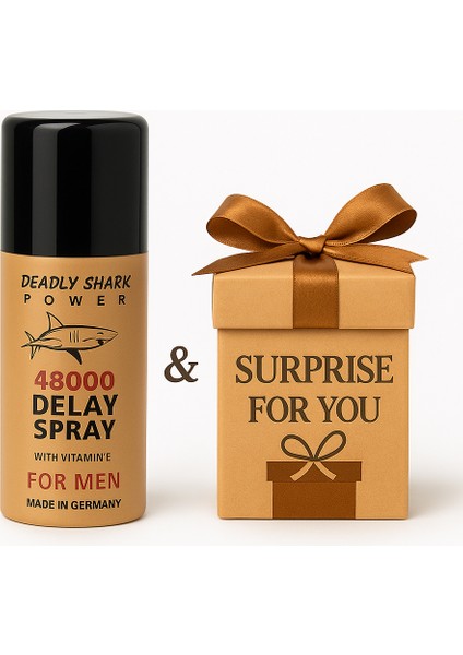 Shark Power 48000 – Erkeklere Özel Sprey 45ML .surpriz Hediye Için Açıklamayi Oküyün.