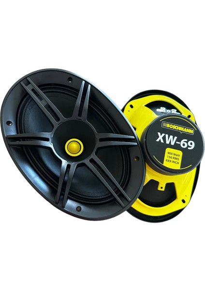 XW-69-900WMAX-150W Rms-6''x9''-Oval Midrange Hoparlör-2 Adettir
