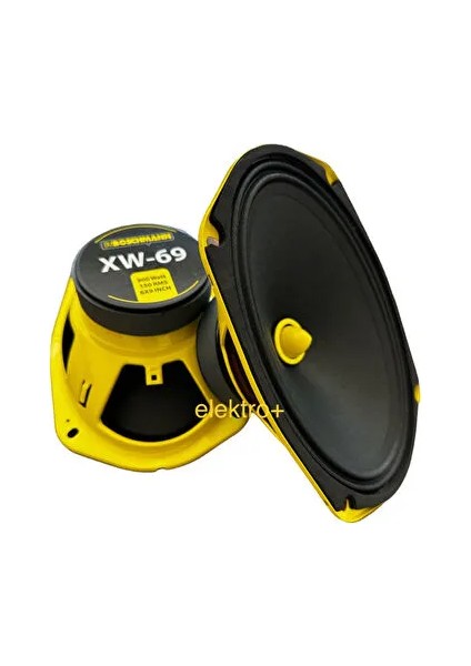 XW-69-900WMAX-150W Rms-6''x9''-Oval Midrange Hoparlör-2 Adettir