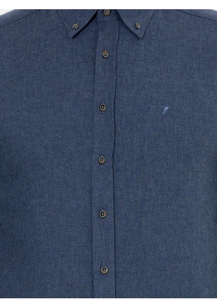 Erkek Saks Slim Fit Uzun Kollu Gömlek 50256919-VR032 modelleri