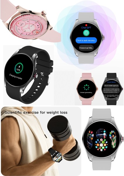 Oppo A55S Uyumlu Akıllı Saat Ultra Ince Konuşma Özellikli 2025 fiyatları