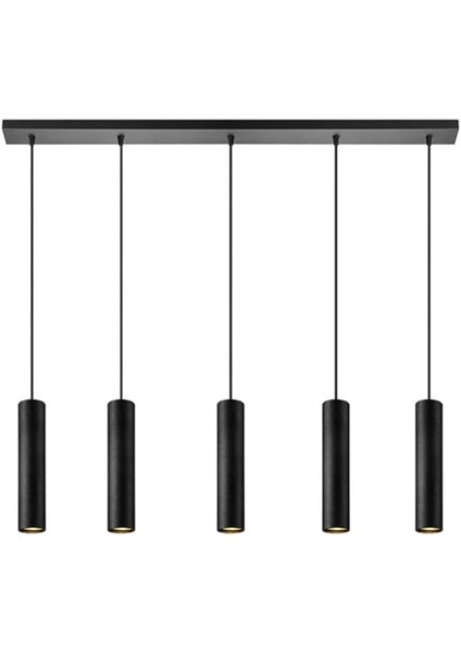 Mylights Masa Üstü Ada Üstü 120 cm Metal Modern LED Avize Os-Ram LED Ampul 3000K