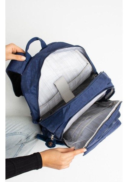 Fcstore Krinkıl Kumaş Suya Dayanıklı Büyük Boy Lacivert Klinkır Sırt Çantası/laptop Seyahat Okul fiyatları
