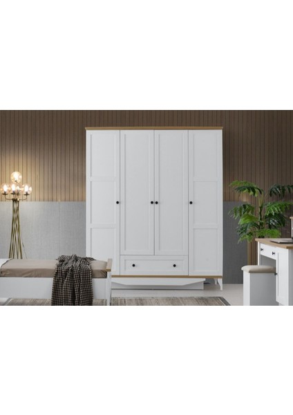 Poleska 4 Kapılı Gardırop