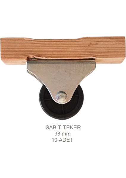 Ofis Koltuk Dolap Etejer Için 38'lik Sabit Teker (10 Adet) modelleri
