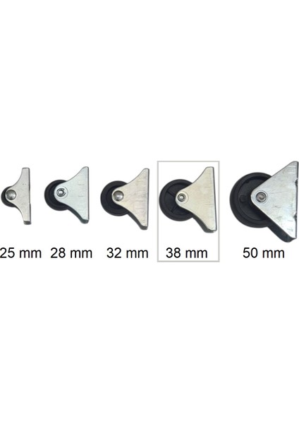 Ofis Koltuk Dolap Etejer Için 38'lik Sabit Teker (10 Adet) fırsatları