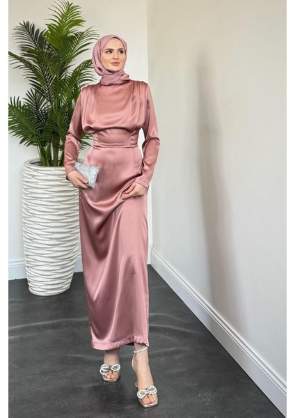 Lavia Kalem Elbise Gül Kurusu