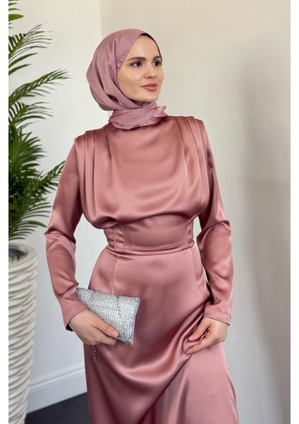 Lavia Kalem Elbise Gül Kurusu modelleri