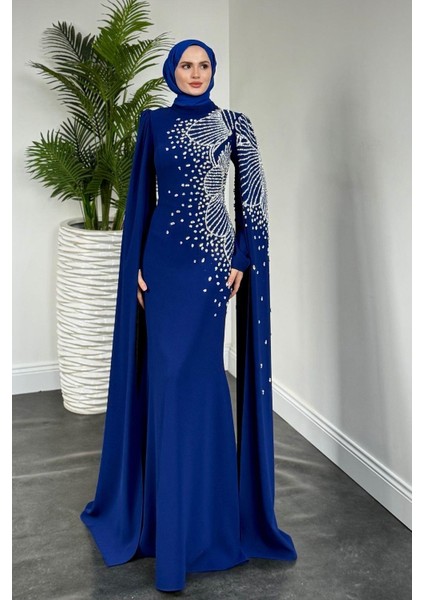 Carla Yandan Taşlı Abiye Sax fiyatları