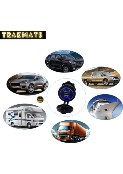 Toyota Corolla Hybrit 2018-2019-2020-2021-2022-2023-2024-2025 Çakmak Soket 2.1A Çift USB Girişli Şarj Cihazı, Splitter Araba Oto Motosiklet Kamyon Tekne Deniz Için