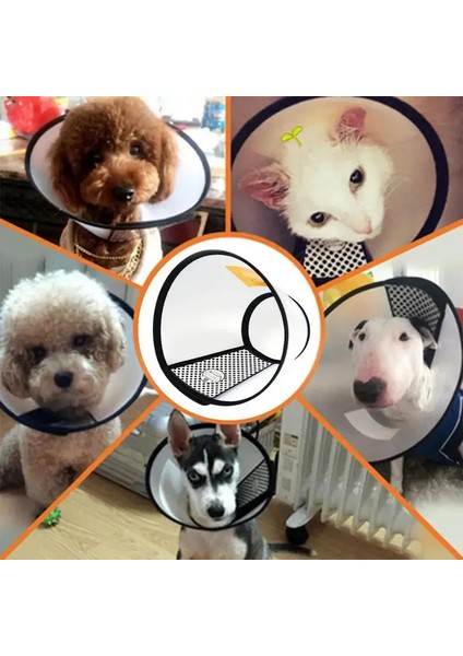 Kedi ve Köpek Için Ameliyat Sonrası Boyunluğu (Elizabeth Konisi) modelleri