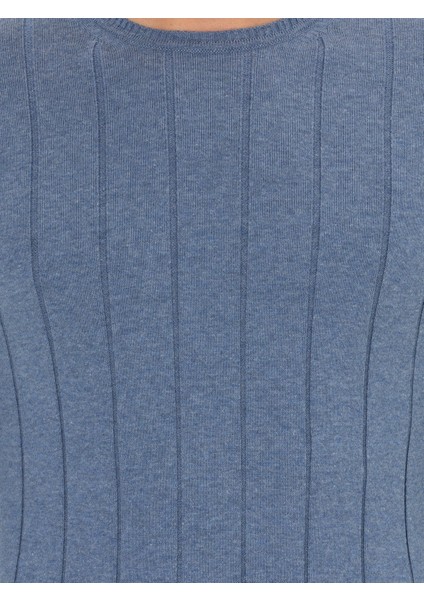 Erkek Sax Slim Fit Bisiklet Yaka Triko Kazak 50257389-VR045
