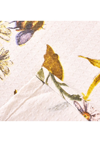 Soft Acacia Çift Kişilik Pike - Beyaz - 200X220 cm