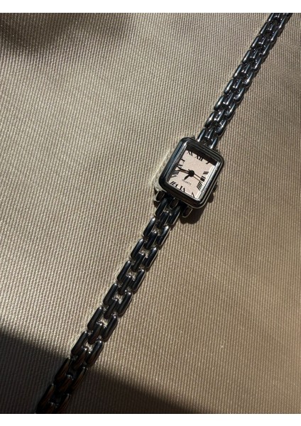 Retro Minimal Hasır Kordon Vintage Kadın Kol Saati Kare fiyatları