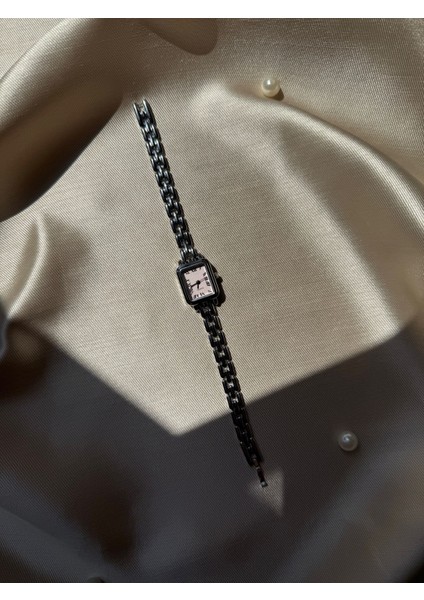 Retro Minimal Hasır Kordon Vintage Kadın Kol Saati Kare fırsatları