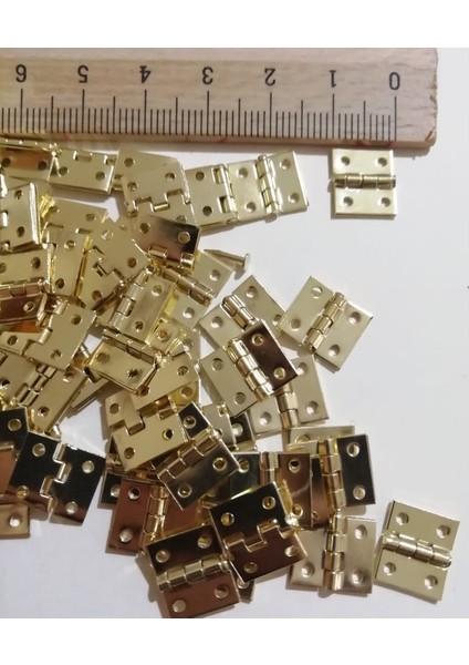 Mini Tavla Menteşe 10 Adet 10X11 mm Kutu Model Maket Menteşesi