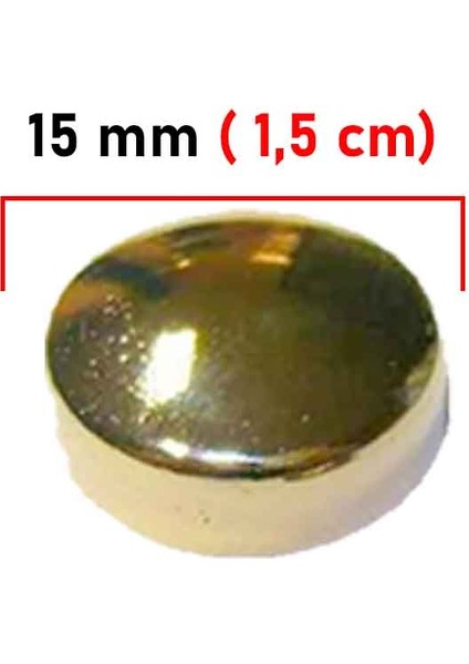 Vida Kapağı 15 mm Sarı 5 Adet Vida Kapama Kapatıcı Tıpa fiyatları