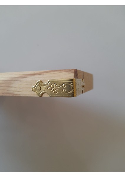 Dekoratif Kutu Kenarı 4 Adet Kutu Sandık Aksesuar Sarı indirimleri