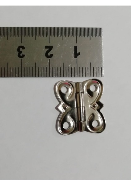 Gonca Menteşe 10 Adet Nikel 20X20 mm Kutu ve Sandık Menteşesi Hobi Maket Küçük Menteşe modelleri