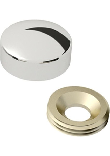 Vida Kapağı 15 mm Krom 10 Adet Vida Kapama Kapatıcı Tıpa