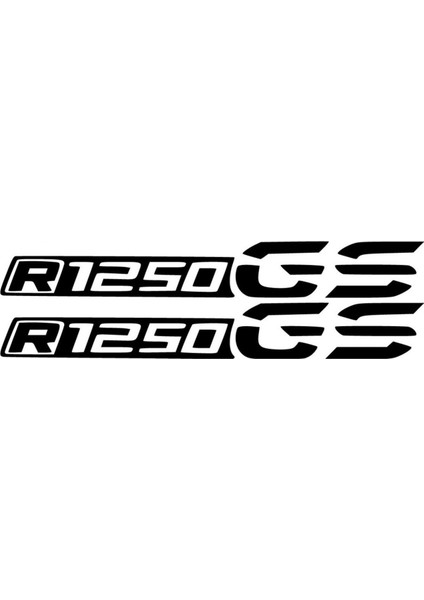 Bmw R1250 Gs Yazı Sticker Etiket Modeli