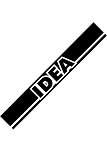 Fiat Idea Ön Kaput Şerit Sticker Etiket Modeli fiyatları