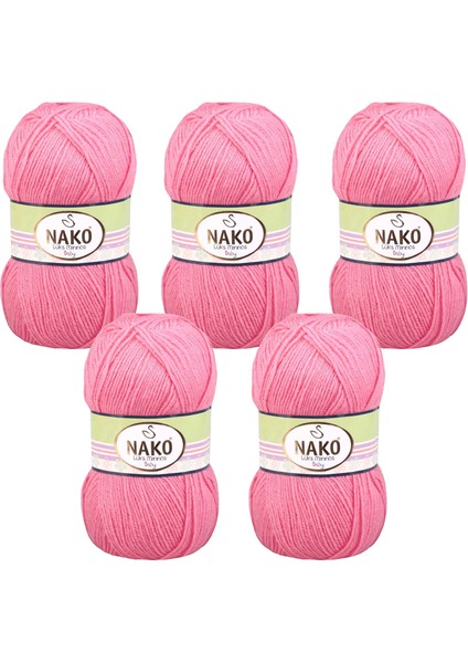 Lüks Minnoş Örgü Ipliği 5’li Paket – 100G x 5 – %65 Premium Akrilik %35 Polyamid – 336M – Hırka, Kazak, Bebek Ürünleri ve Aksesuarlar Için