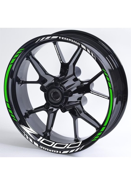 Kawasaki Z1000 Iç Dış Jant Sticker Tasarım