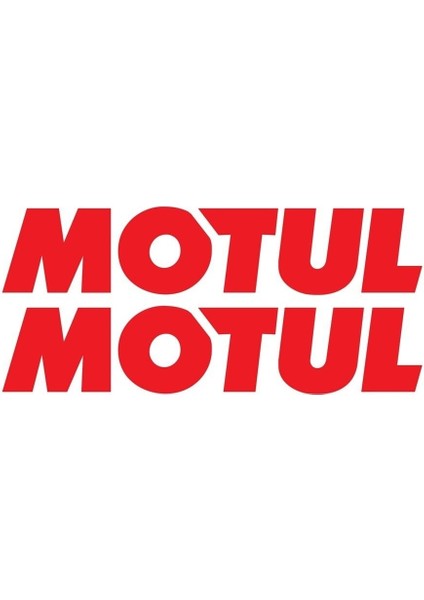 Motul Yazılı Mini Sticker Etiket Modeli