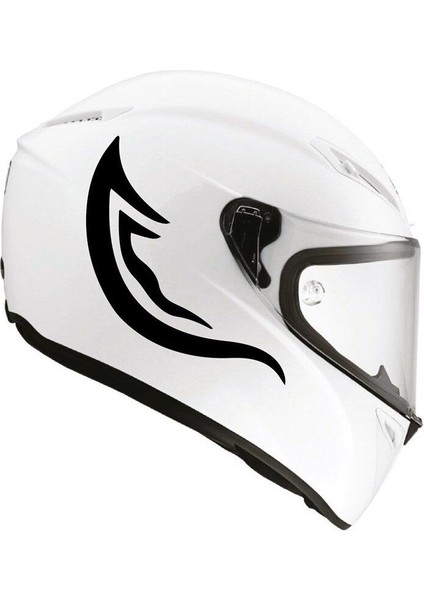 Tek Renk Kırmızı Kamuflaj ( Kamuflage Helmet Stickers ) Kask Sticker Etiket Modeli